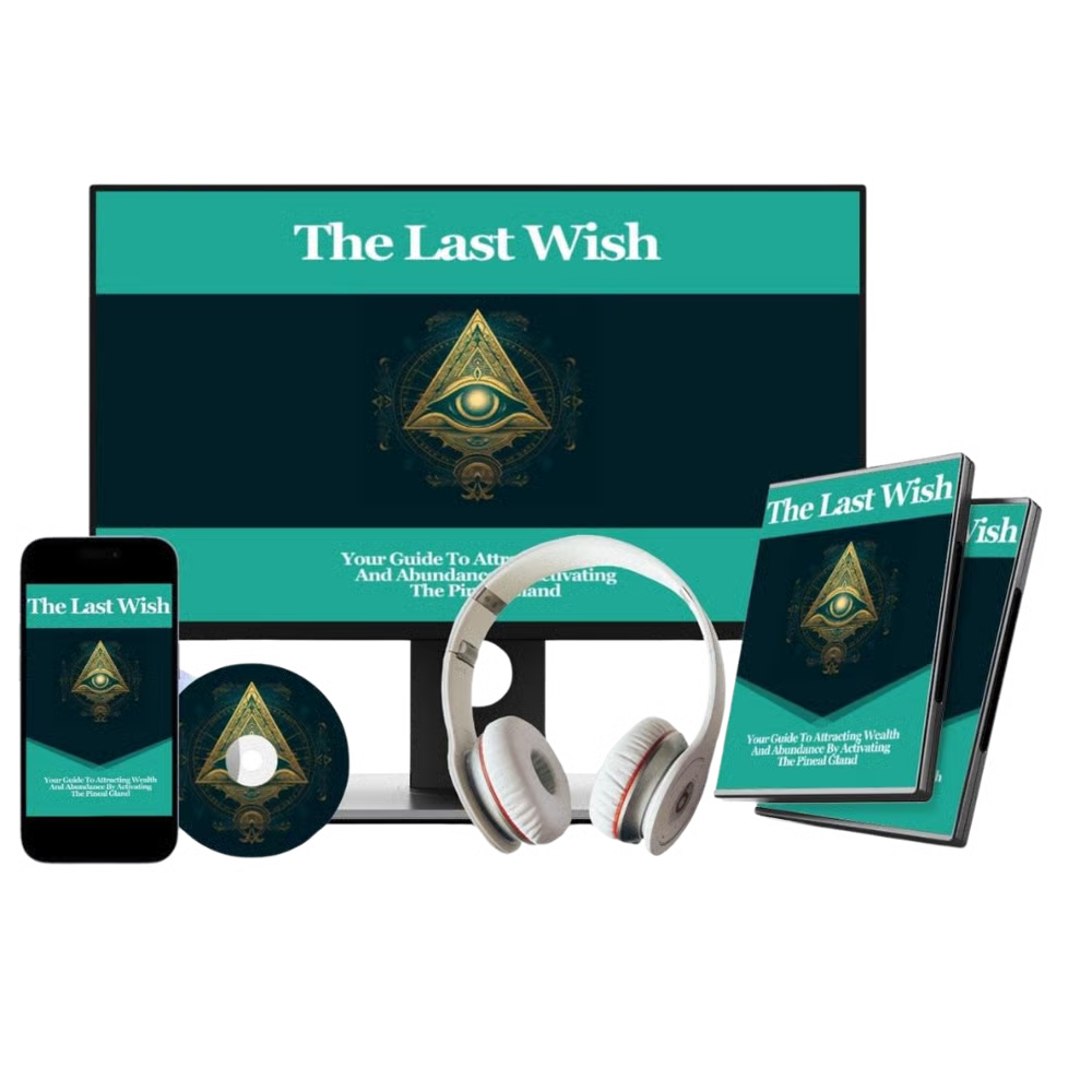 The Last Wish pineal gland activating audio program on monitor, phone, CD and headphones